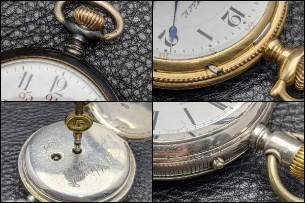 懐中時計の時刻合わせ