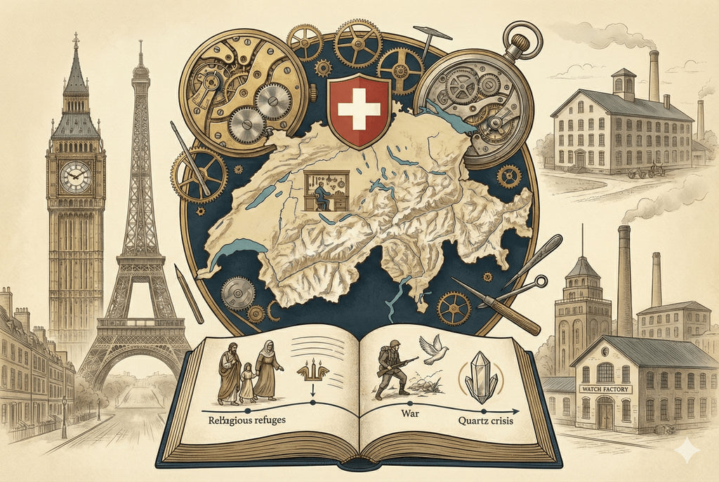 なぜ高級時計メーカーはスイスに集中しているのか?その歴史的背景