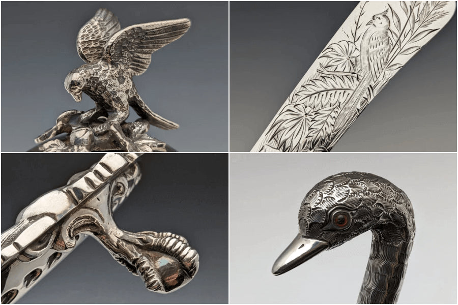 「鳥」モチーフのアンティーク装飾