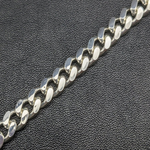 スターリングシルバープレート クリップ式 アルバートチェーン 喜平リンク