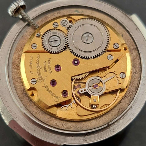 1960s Girard-Perregaux 17-jewel mechanical men's watch with black dial, in good working order