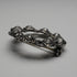 British Vintage Sterling Silver & Marcasite Rose Wreath Brooch by Thomas Mott