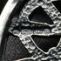 United Kingdom Vintage Sterling Silver Scottish Design Large Brooch by Malcolm Gray