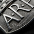 1938 British Vintage Sterling Silver ARP Warden Badge Pair by Royal Mint