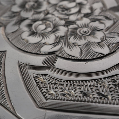 1873年 英國古董 純銀名片夾 56克 GEORGE UNITE