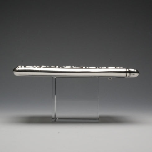 1906年 英國古董 純銀製 天使裝飾 卡片盒 68g William Neale