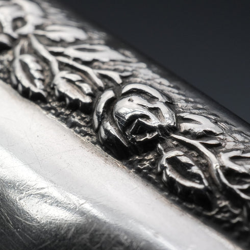 1916年 英國古董 純銀附鏈卡片盒 71克 Edwin Joseph Houlston