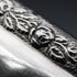 1916 English Antique Sterling Silver Card Case with Chain 71g Edwin Joseph Houlston