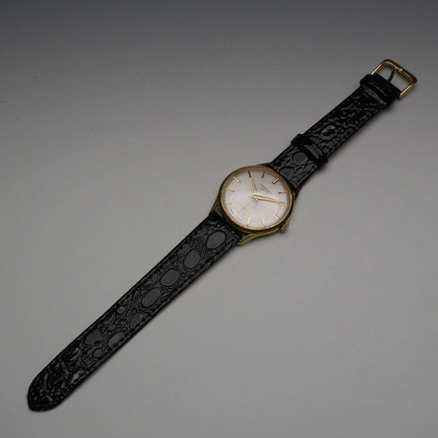British Vintage J.W.Benson Men's Mechanical Watch Alloy Case 17 Jewels Good Working Order