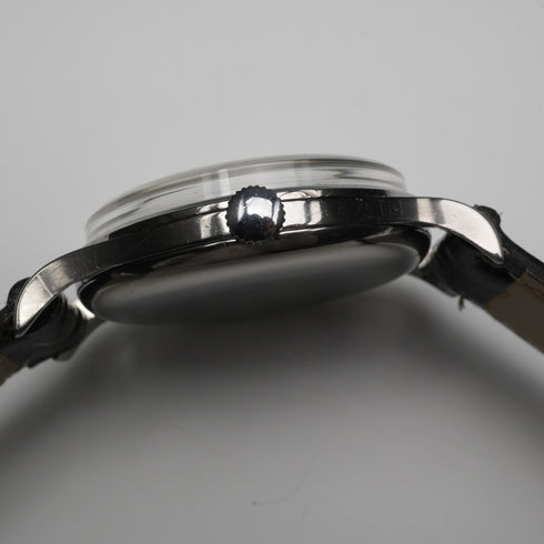 約1958年 浪琴 男士機械腕錶 型號7137.1 機芯12.68Z 黑面 運行良好