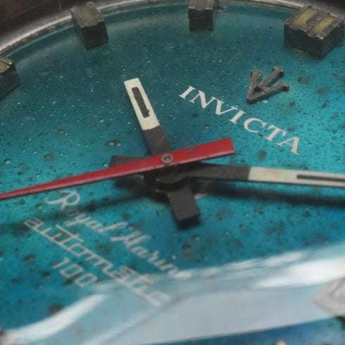 ヴィンテージ スイス INVICTA ダイバーズウォッチ「ロイヤルマリン」自動巻き腕時計 動作良好