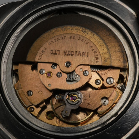 ヴィンテージ スイス INVICTA ダイバーズウォッチ「ロイヤルマリン」自動巻き腕時計 動作良好