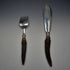 Circa 1898 UK Antique Antler Handle Fish Server Set by R.F. Mosley & Sons