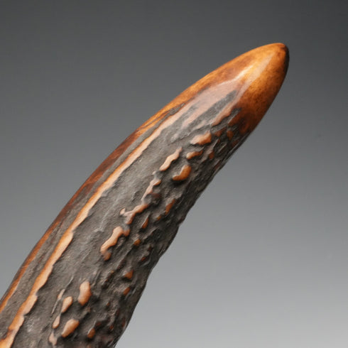 Circa 1898 UK Antique Antler Handle Fish Server Set by R.F. Mosley & Sons