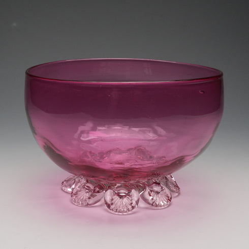 英國復古蔓越莓玻璃 5件套組