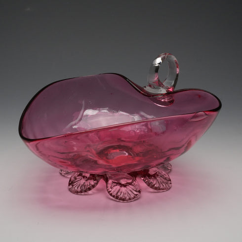 英國復古蔓越莓玻璃 5件套組