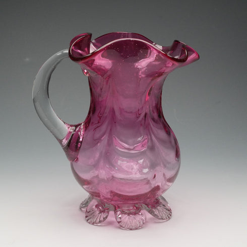 英國復古蔓越莓玻璃 5件套組