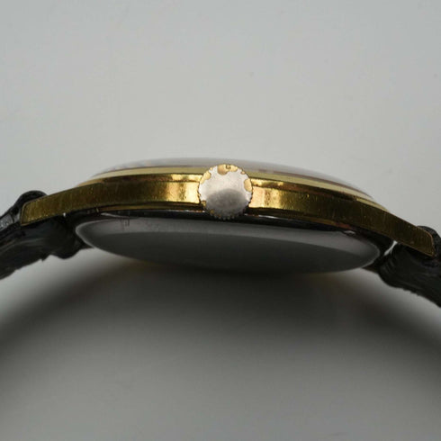 British Vintage J.W.Benson Men's Mechanical Watch Alloy Case 17 Jewels Good Working Order