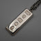 1977 British Vintage Sterling Silver Jubilee Ingot Pendant with Sterling Silver Chain Total 42.3g With Case