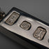 1977 British Vintage Sterling Silver Jubilee Ingot Pendant with Sterling Silver Chain Total 42.3g With Case