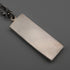 1977 British Vintage Sterling Silver Jubilee Ingot Pendant with Sterling Silver Chain Total 42.3g With Case