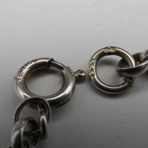 1977 British Vintage Sterling Silver Jubilee Ingot Pendant with Sterling Silver Chain Total 42.3g With Case