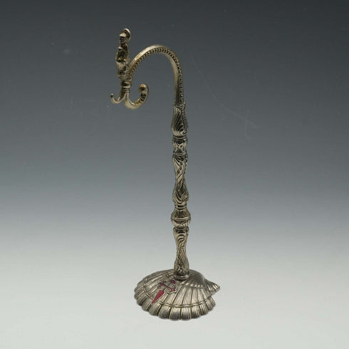 Vintage Spanish Botafumeiro Lantern-Shaped Metal Pocket Watch Stand
