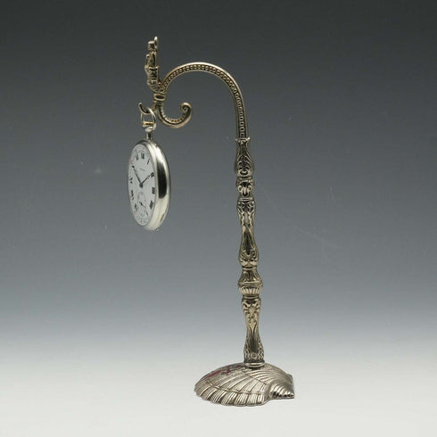 Vintage Spanish Botafumeiro Lantern-Shaped Metal Pocket Watch Stand