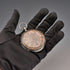 1880 British Antique Ornate Dial Key-Wind Silver Pocket Watch Working (No Hands - Junk)