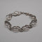 English Vintage Celtic Love Knot Sterling Silver Bracelet 10.7g