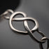 English Vintage Celtic Love Knot Sterling Silver Bracelet 10.7g