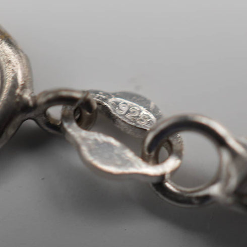 Vintage Twisted Rope Style Sterling Silver Bracelet 6.8g
