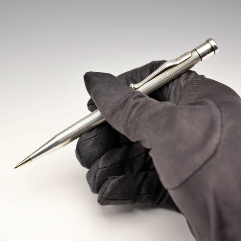 Yard-O-Led British Vintage Rolled Silver Propelling Pencil with Box and Instructions
