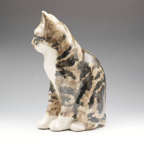 British Winstan Ray Kensington Cat Pheasant Pottery Figurine (Size 4)