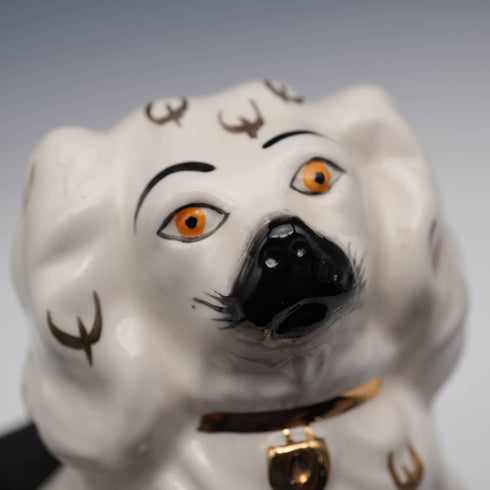 British Vintage Beswick Staffordshire Dog 1378-6 Height 13.5cm