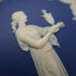 English Antique Wedgwood Teapot Jasperware Wedgwood Blue
