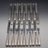 Antique British Silver Plate Fish Cutlery Set 18 Pairs by Martin&Hall in Wooden Box
