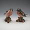 英国ヴィンテージ Beswick ベズウィック ズアオアトリ フィギュリン 2体セット(No.991)