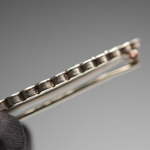 1914年 英国アンティーク 純銀製ブローチ ジャポニズム 小鳥デザイン 2.3g Joseph Richard