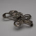 Vintage Sterling Silver Marcasite Ribbon Design Brooch 10.5g