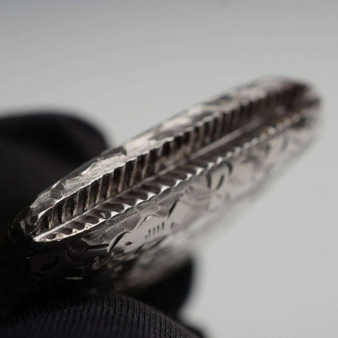 1895 Antique British Sterling Silver Vesta Case 17g by Henry Williamson Ltd