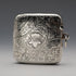 1901年 英国アンティーク 純銀製 左利き用 湾曲ヴェスタケース 38g Hilliard&Thomason