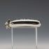 1901 British Antique Sterling Silver Curved Vesta Case for Left-Handed Users 38g Hilliard & Thomason