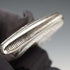 1901 British Antique Sterling Silver Curved Vesta Case for Left-Handed Users 38g Hilliard & Thomason