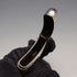 1901 British Antique Sterling Silver Curved Vesta Case for Left-Handed Users 38g Hilliard & Thomason