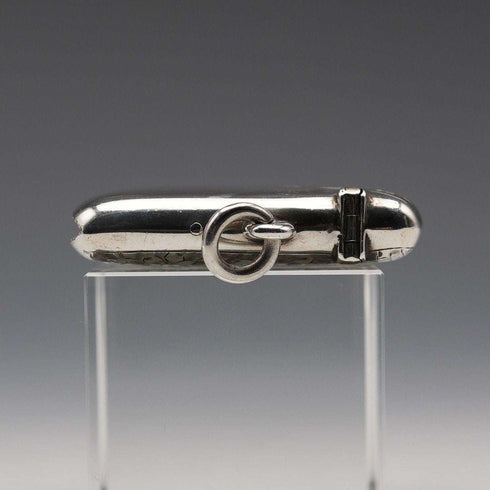 1897 British Antique Sterling Silver Vesta Case 30g William Harrison Walter