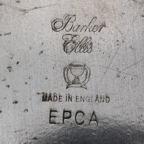 英國古董鍍銀橢圓形碟 Barker Ellis