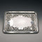 British Antique Silver Plated Rectangular Vanity Tray by John Collyer & Co