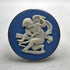 Vintage British Jewelry, Wedgwood Jasperware Sterling Silver Ring (JP size 14)