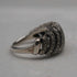 Vintage Sterling Silver & Marcasite Cluster Ring (Japan size 17)